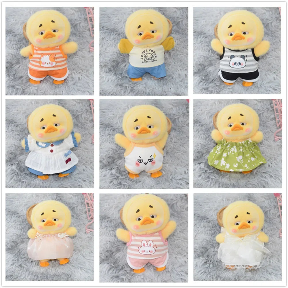 For 15cm Upset duck little yellow crow doll clothes skirt set