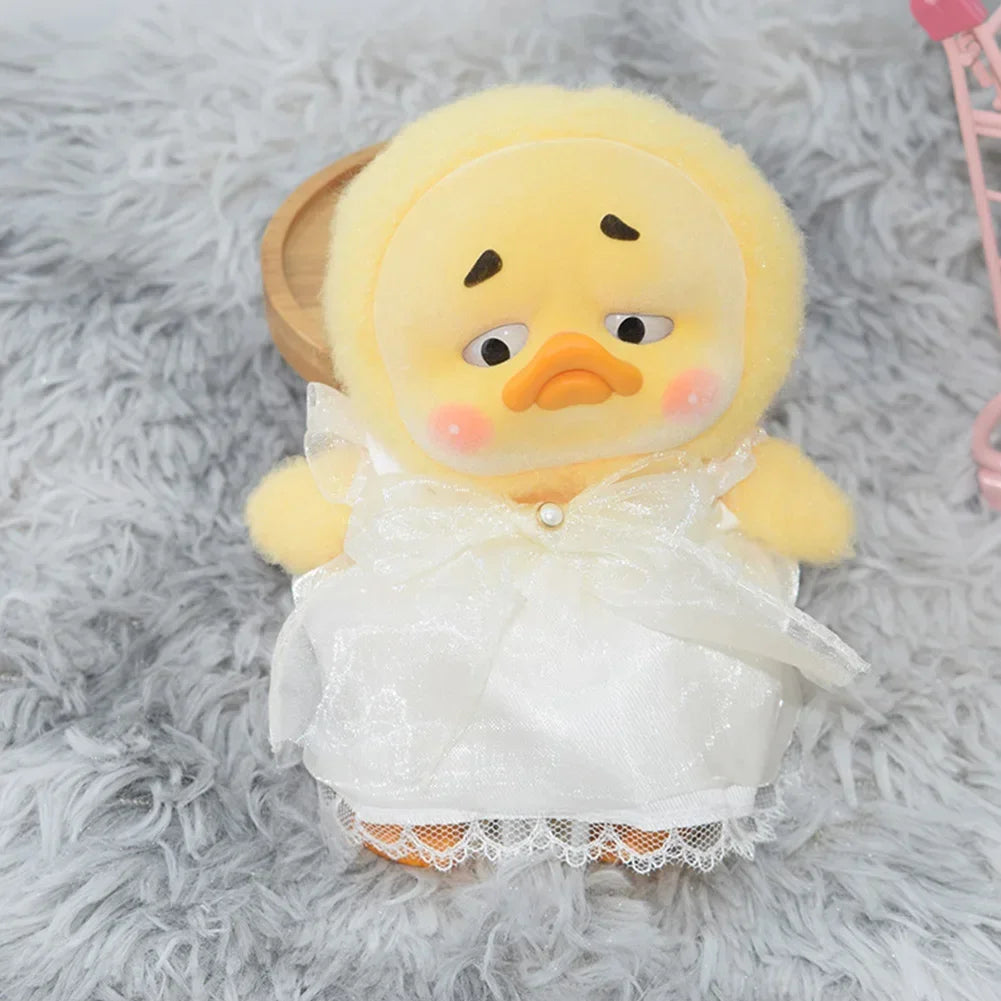 For 15cm Upset duck little yellow crow doll clothes skirt set