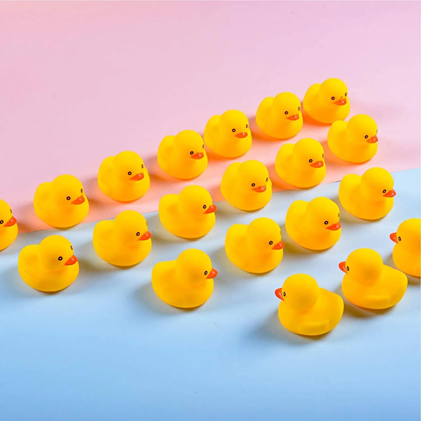 5pcs Rubber Duck Bath Toys Yellow Mini Ducks Float Duck Baby Bath Toy Shower Party Favors Gift for Toddlers Kids Boys Girl