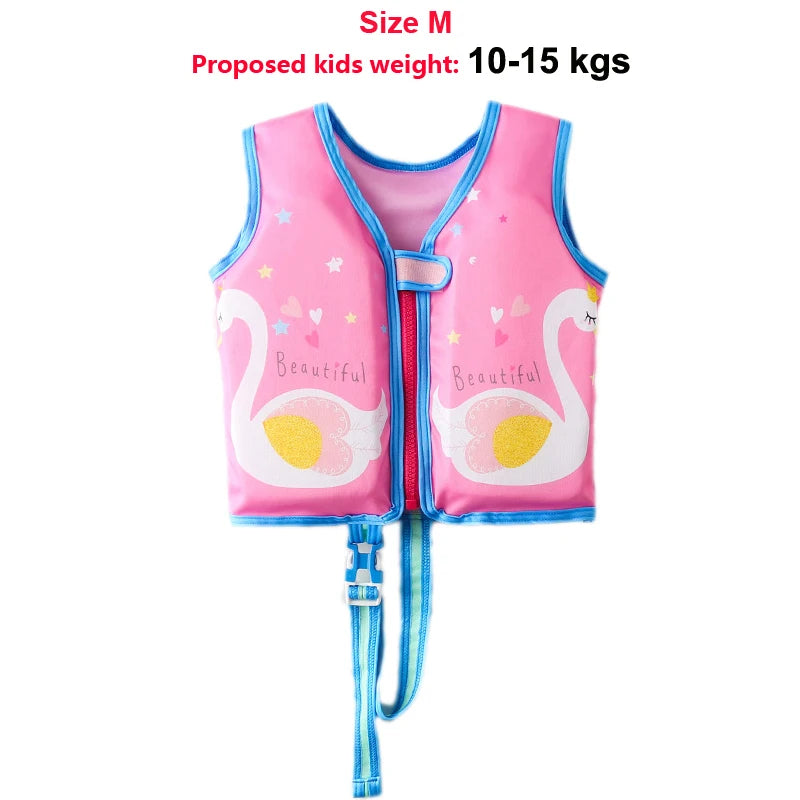 Baby Swim Buoyant Vest Kids Learn Swimming Child Swim Trainer Boy Girl Cute Float Swimsuit Swimming Pool Accessories