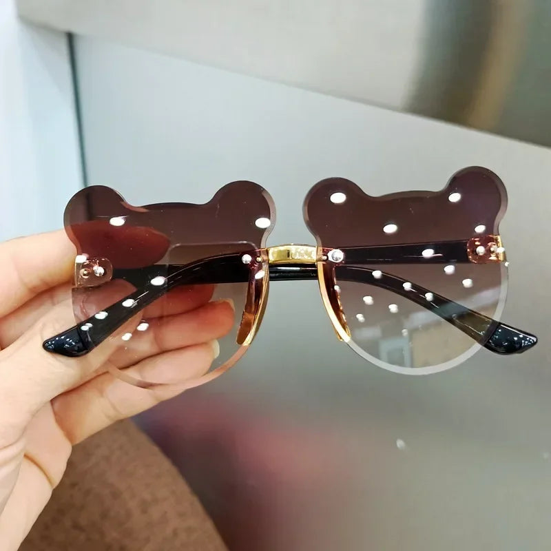 Children's Fashion Sunglasses Girl Cute Little Bear Fashion Sun Glasses Outdoor Shading for Boys Eyewear Children's accessories