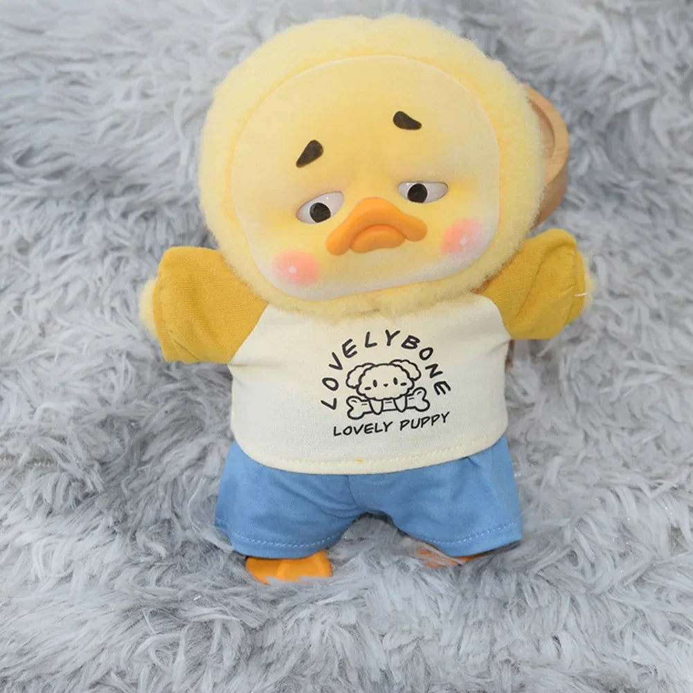 For 15cm Upset duck little yellow crow doll clothes skirt set