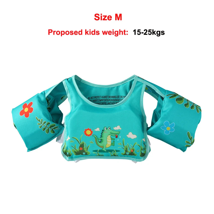 Baby Swim Buoyant Vest Kids Learn Swimming Child Swim Trainer Boy Girl Cute Float Swimsuit Swimming Pool Accessories