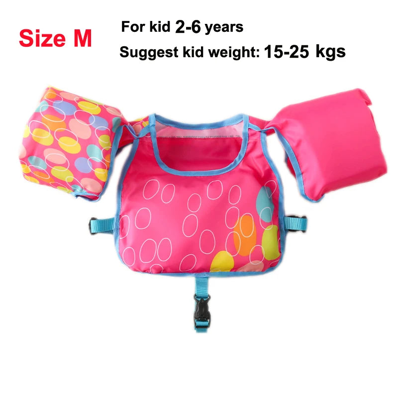 Baby Swim Buoyant Vest Kids Learn Swimming Child Swim Trainer Boy Girl Cute Float Swimsuit Swimming Pool Accessories