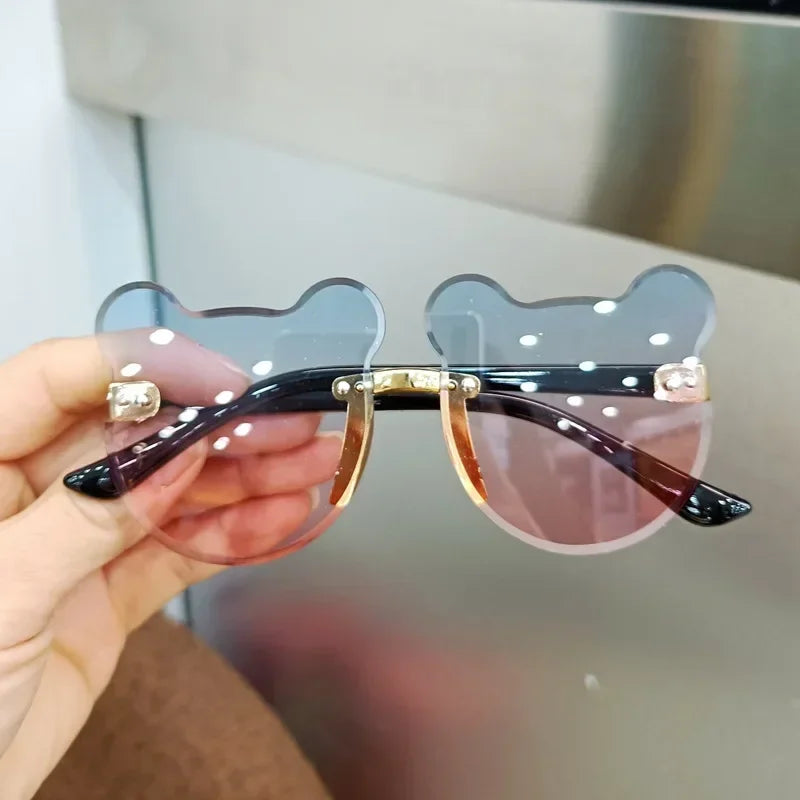 Children's Fashion Sunglasses Girl Cute Little Bear Fashion Sun Glasses Outdoor Shading for Boys Eyewear Children's accessories