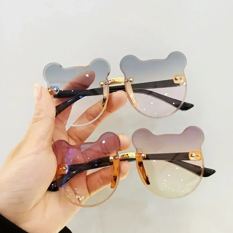 Children's Fashion Sunglasses Girl Cute Little Bear Fashion Sun Glasses Outdoor Shading for Boys Eyewear Children's accessories