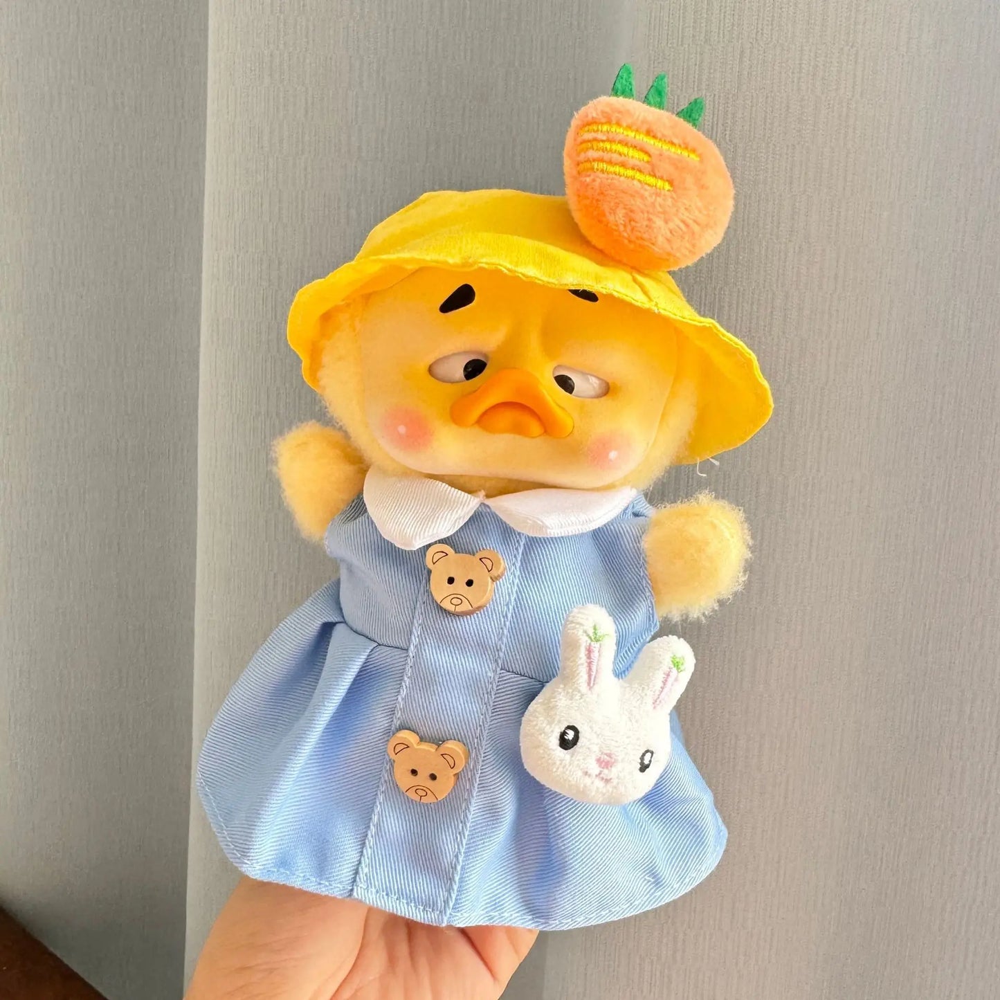 Clothes for Annoying Duck Upset Duck Clothing Plush Series Baby Clothes Girls Gifts Accessories Small Yellow Duck Doll Clothes