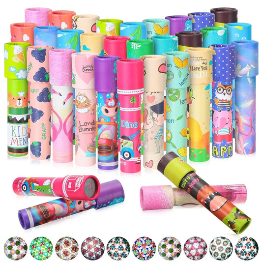 1Pc Classic Kaleidoscopes Vintage Mini Kaleidoscope Educational Toy for Kids Return Gifts School Classroom Prizes Pattern Random