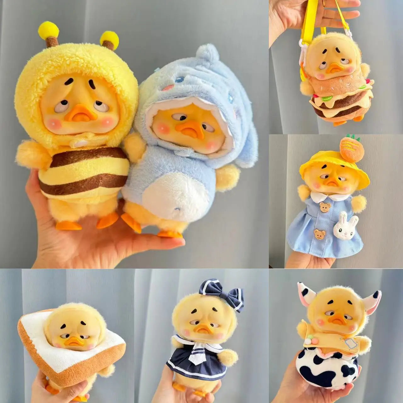 Clothes for Annoying Duck Upset Duck Clothing Plush Series Baby Clothes Girls Gifts Accessories Small Yellow Duck Doll Clothes