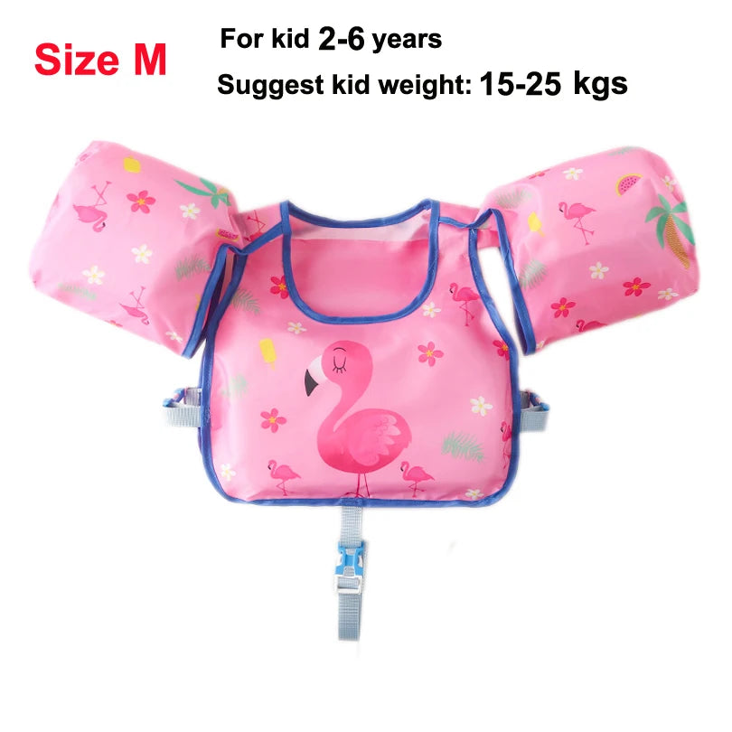 Baby Swim Buoyant Vest Kids Learn Swimming Child Swim Trainer Boy Girl Cute Float Swimsuit Swimming Pool Accessories