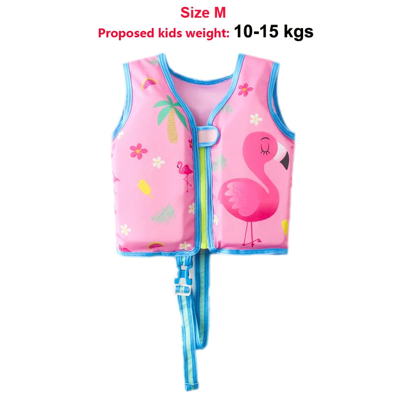 Baby Swim Buoyant Vest Kids Learn Swimming Child Swim Trainer Boy Girl Cute Float Swimsuit Swimming Pool Accessories