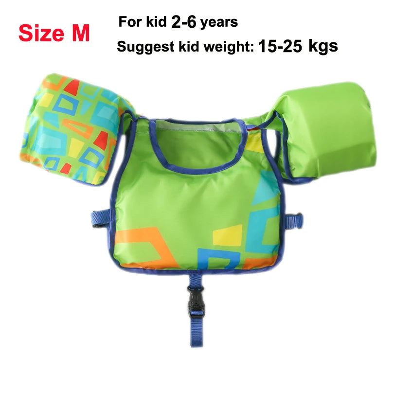 Baby Swim Buoyant Vest Kids Learn Swimming Child Swim Trainer Boy Girl Cute Float Swimsuit Swimming Pool Accessories