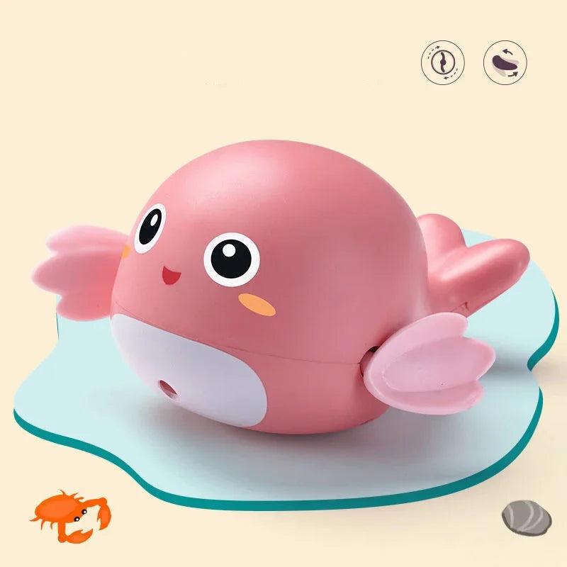 Baby Bath Toys Kids Swimming Clockwork Dolls Play Water Fun Bathing Cute Funny Children Bathroom Shower Bathtub Animals Toy