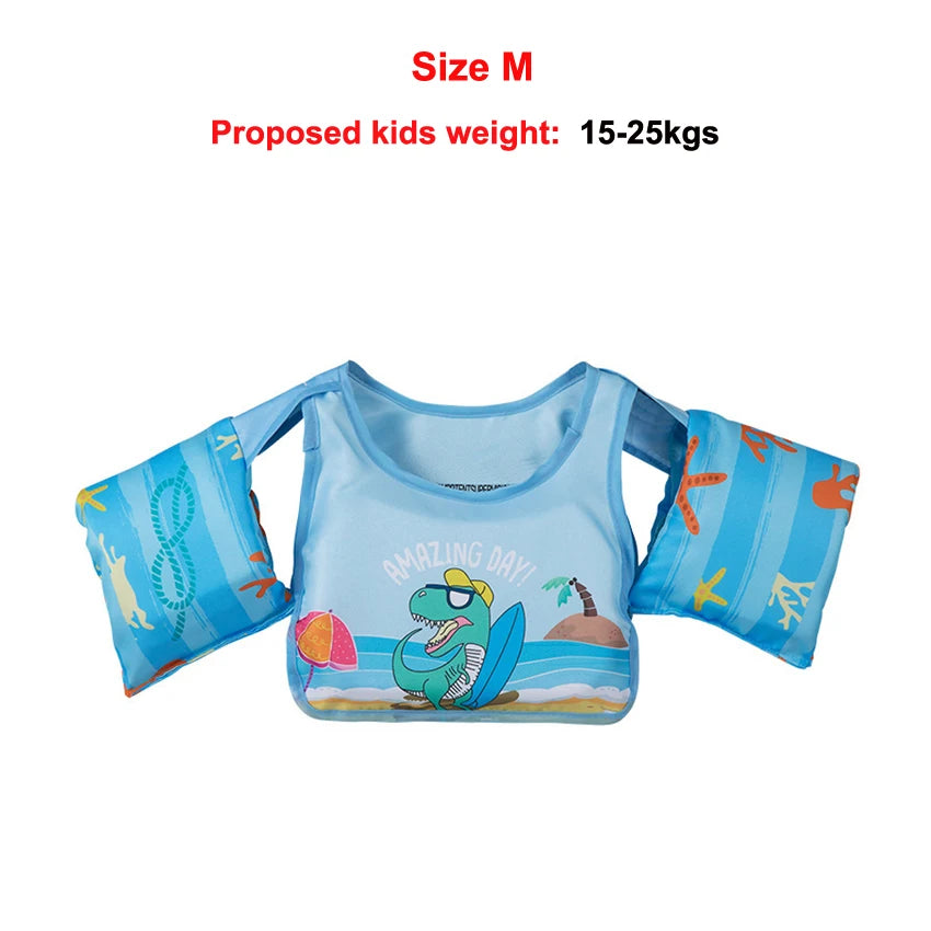 Baby Swim Buoyant Vest Kids Learn Swimming Child Swim Trainer Boy Girl Cute Float Swimsuit Swimming Pool Accessories