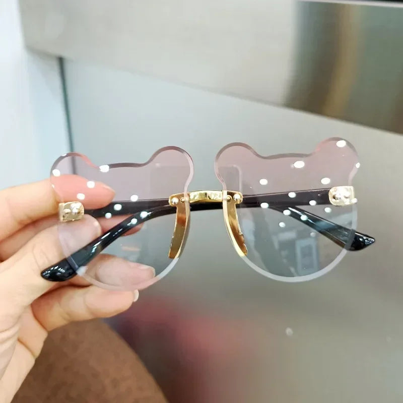 Children's Fashion Sunglasses Girl Cute Little Bear Fashion Sun Glasses Outdoor Shading for Boys Eyewear Children's accessories