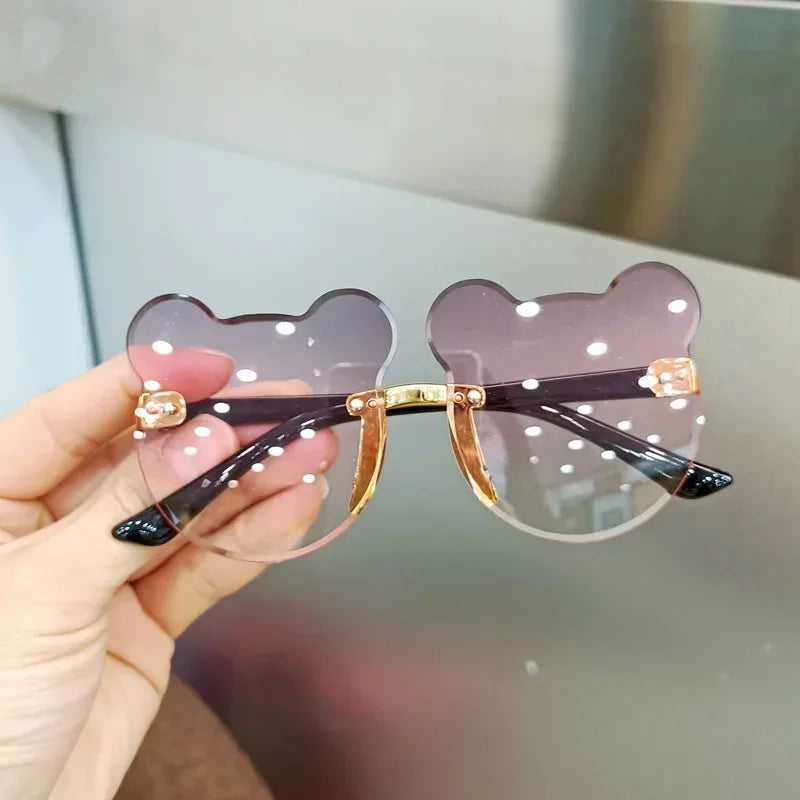 Children's Fashion Sunglasses Girl Cute Little Bear Fashion Sun Glasses Outdoor Shading for Boys Eyewear Children's accessories